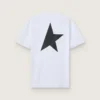 T-shirt från White Star Collection med kontrasterande svart logotyp och stjärna
