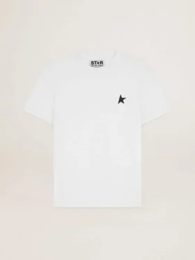 T-shirt från White Star Collection med svart stjärna på framsidan