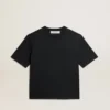 T-shirt i tvättad svart med omvänt logo på ryggen – Jersey Capsule