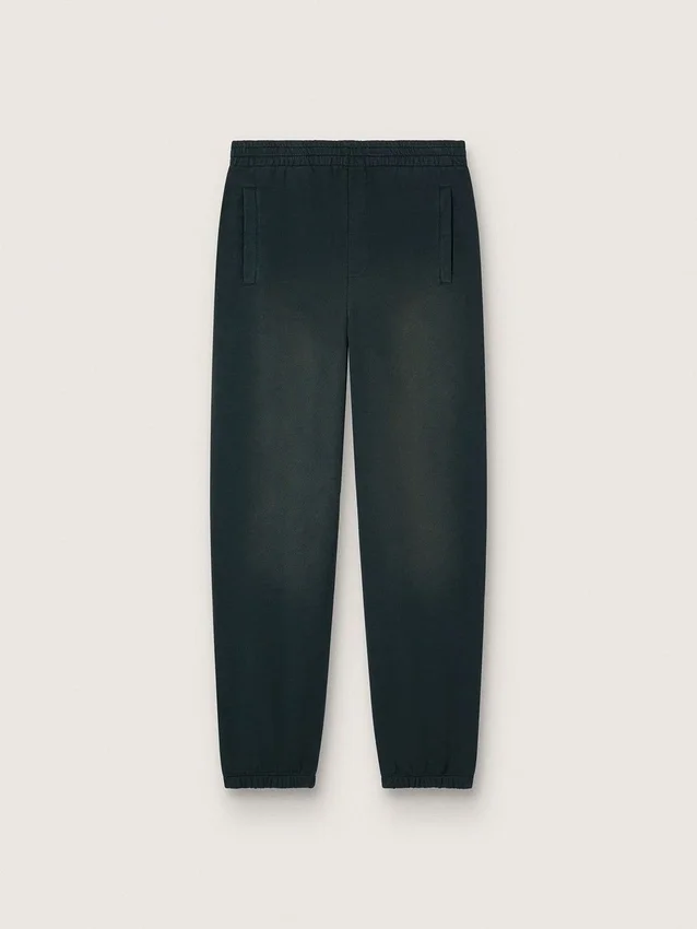 Unisex-joggingbyxor i tvättad svart