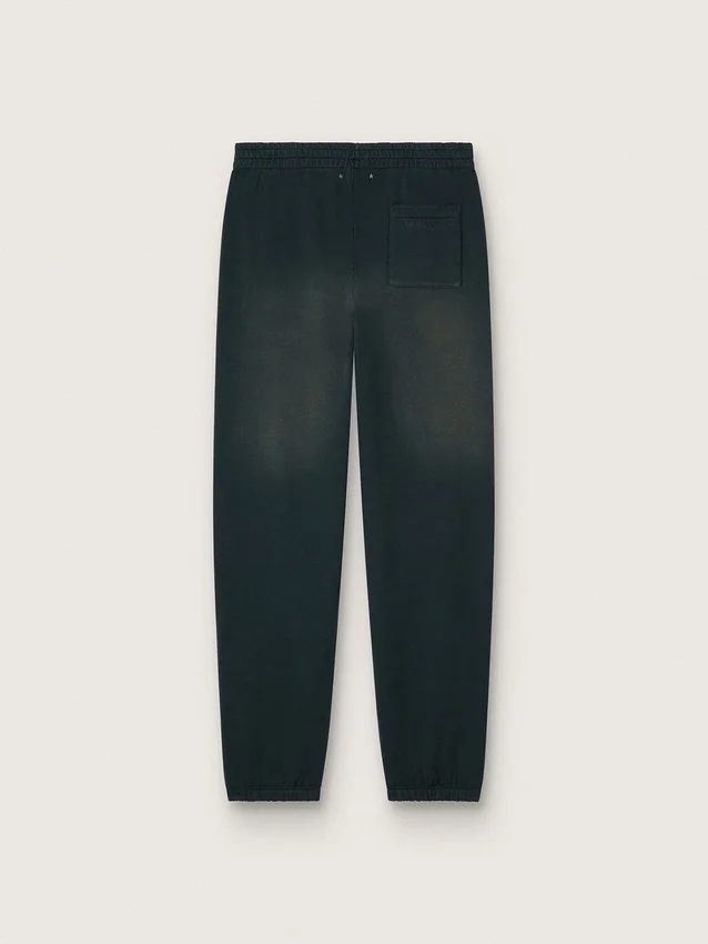 Unisex-joggingbyxor i tvättad svart