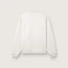 Unisex-sweatshirt i grå melerad bomull med broderat ”Star”-märke