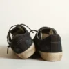 V-Star-sneakers i midnattsblå denim med svart läderstjärna och tå