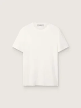 Vit herr-T-shirt med sliten yta