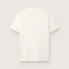 Vit herr-T-shirt med sliten yta