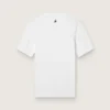 Vit sport-T-shirt i slim fit för herr