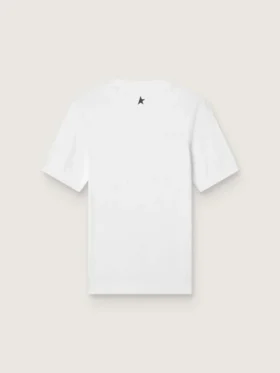Vit sport-T-shirt i slim fit för herr