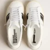 Yatay Model 1B – hållbara sneakers med vit biobaserad ovandel och svart Y