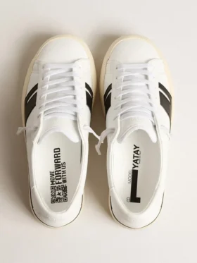Yatay Model 1B – hållbara sneakers med vit biobaserad ovandel och svart Y