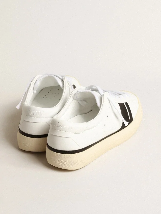 Yatay Model 1B – hållbara sneakers med vit biobaserad ovandel och svart Y