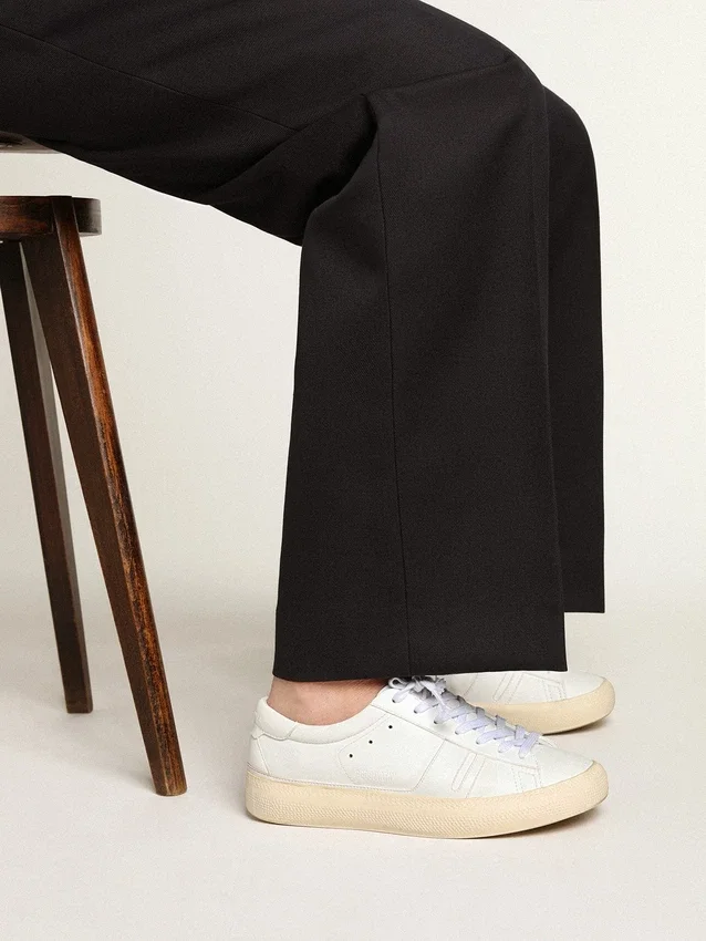 Yatay Model 1B – hållbara sneakers med vit biobaserad ovandel och vit Y
