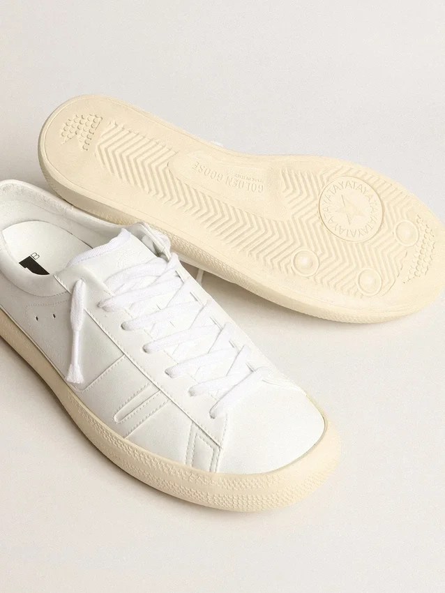 Yatay Model 1B – hållbara sneakers med vit biobaserad ovandel och vit Y