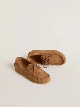 Young Cruise loafer i ljusbrunt mocka