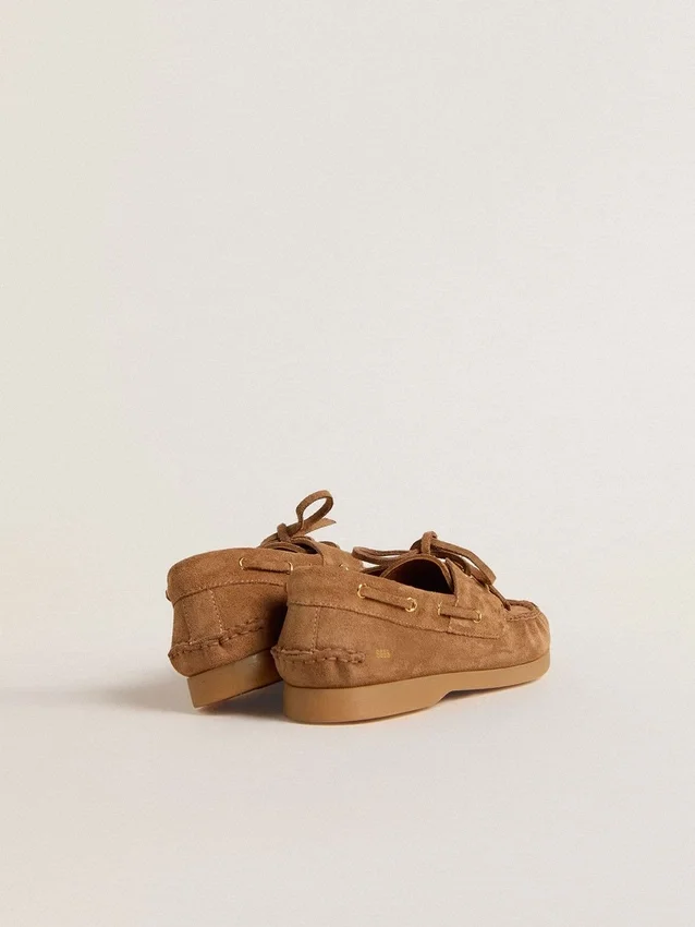Young Cruise loafer i ljusbrunt mocka
