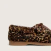 Young Cruise-loafers i ponnyskinn med leopardmönster