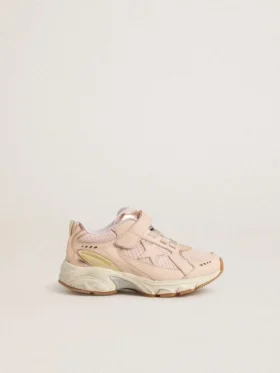 Young Lightstar i rosa läder och mesh med rosa läderstjärna